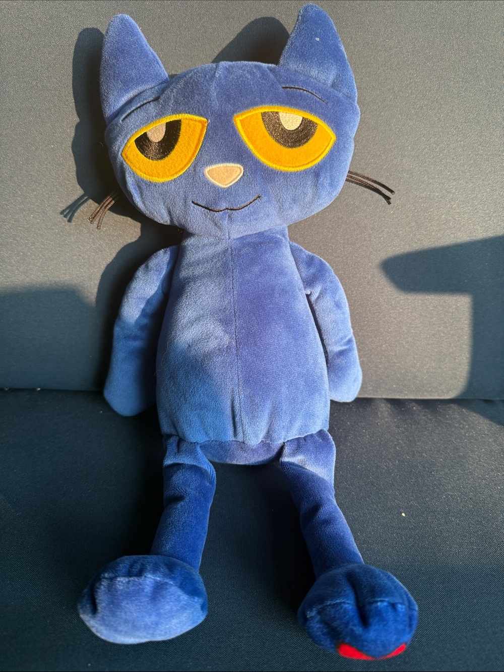 Blue Plush Cat Stuffed Toy - Pete the Cat Style